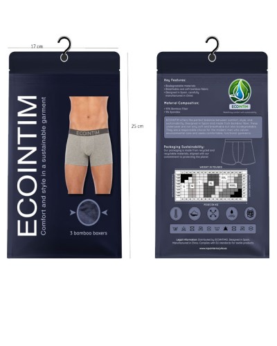 Pack de 3 Boxers en Bambou - ECOINTIM