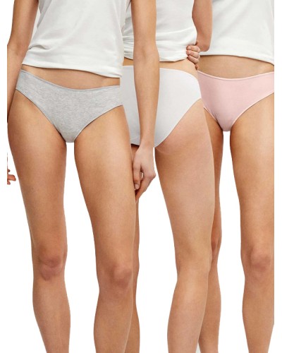 Pack de 3 culottes classiques coton - Gisela