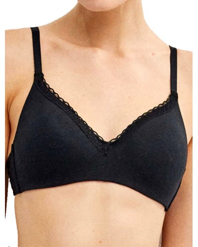 Soutien-gorge Push-Up léger en coton sans armatures 1/10080T - Gisela