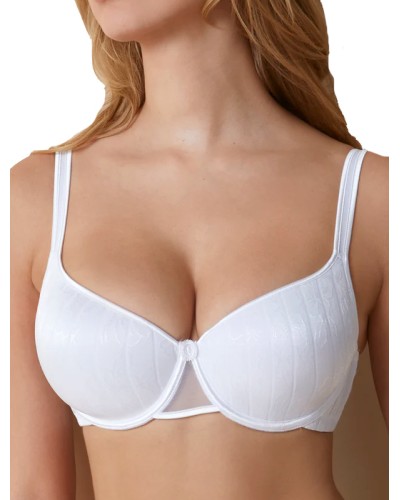 Soutien-gorge rayé VANESA en maille avec armatures, bonnet C - Selene