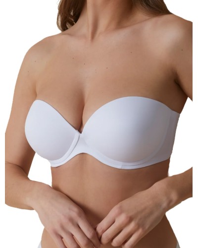 Soutien-gorge push-up sans bretelles TANIA avec silicone antidérapant, bonnet B - Selene