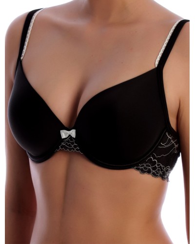 Soutien-gorge à armatures FLAVIA en dentelle bicolore, bonnet C - Selene