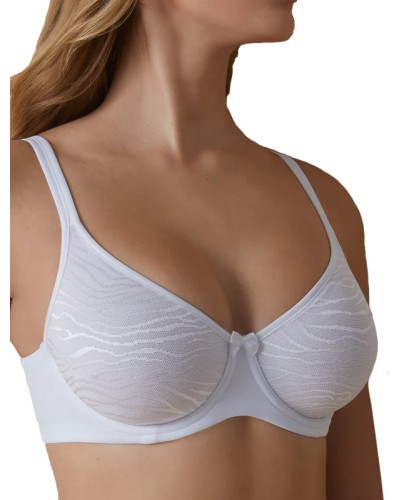 Soutien-gorge à armatures VERA sans rembourrage, bonnet C en tulle brodé - Selene