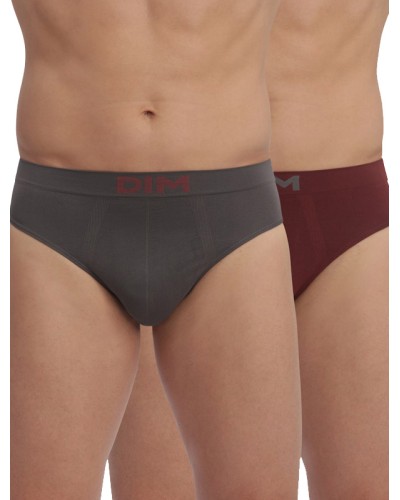 Slips Homme Sans Couture Micro pack 2 Microfibra Stretch - DIM