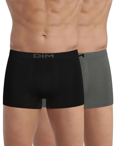 Boxer Homme Sans Couture Micro Pack 2 Microfibre Stretch - DIM