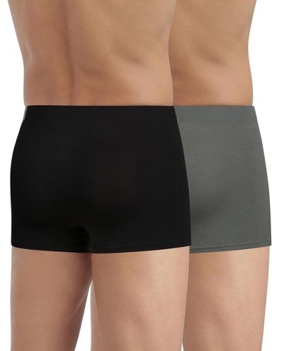 Boxer Homme Sans Couture Micro Pack 2 Microfibre Stretch - DIM