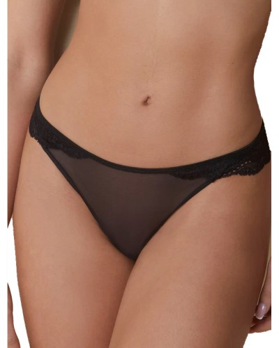 Culotte Brésilienne Irina 3104 Dentelle Florale et Tulle - Selene