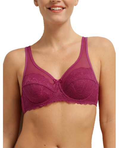 Soutien-gorge à armatures en dentelle florale DIM Generous Essentiel