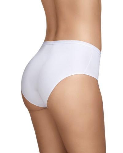 Lot de 2 culottes en coton doux, modèle 401 taille mi-haute - Selene