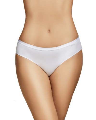 Lot de 2 culottes bikini 400 taille basse en coton doux - Selene
