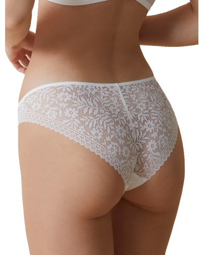 Culotte Laia 3120 en dentelle florale et tulle - Selene