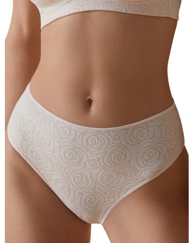 Culotte taille haute 3123 Mariví-Teresa imprimé rose - Selene