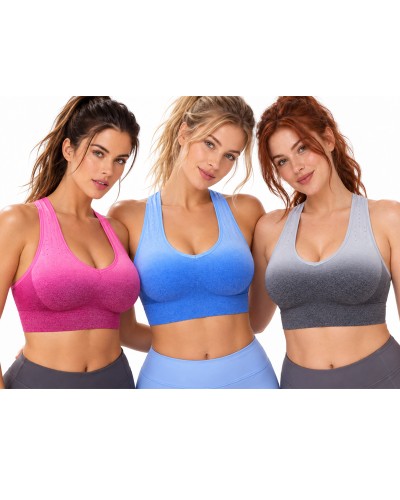 Soutien-gorge de sport DIANA sans coutures avec dos et rembourrage amovible - Selene