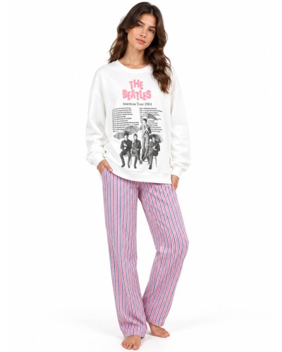 Pyjamas pour femmes – The Beatles American Tour 1964 Interlock - Gisela