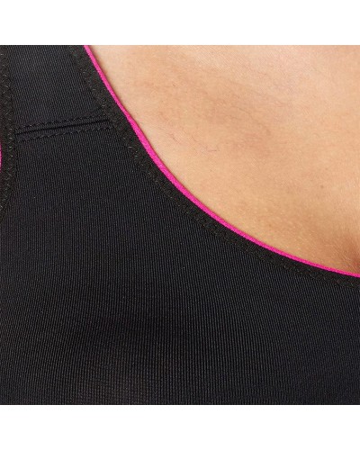 Soutien-gorge de sport sans armatures GINA double couche, bonnet C - Selene