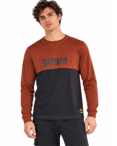 Pyjama long Batman pour homme en coton interlock Confortable et chaud - GISELA