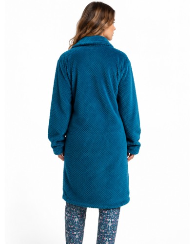Robe de Chambre Femme ADMAS Garden Get Inspired | Polaire Douce Coloris Océan