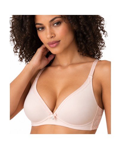Soutien-gorge brassière ADRIANA, sans armatures, en dentelle, bonnet B - Selene