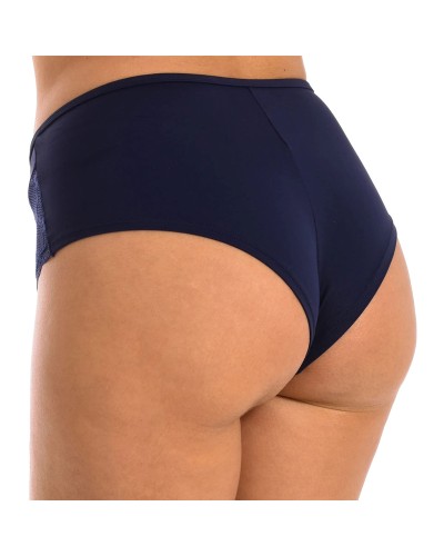 Culotte Brigitte en dentelle florale avec nœud - Selene