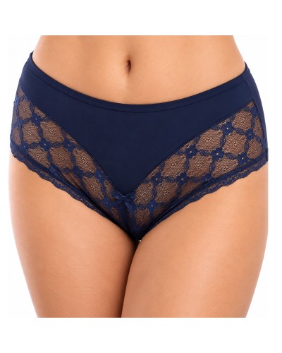 Culotte Brigitte en dentelle florale avec nœud - Selene