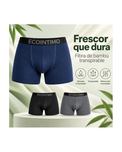 Pack de 3 Boxers en Bambou - ECOINTIM