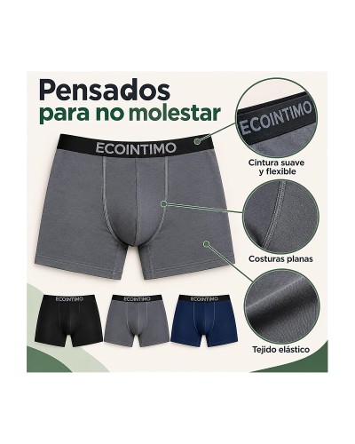 Pack de 3 Boxers en Bambou - ECOINTIM