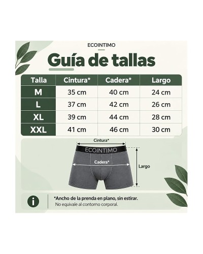 Pack de 3 Boxers en Bambou - ECOINTIM