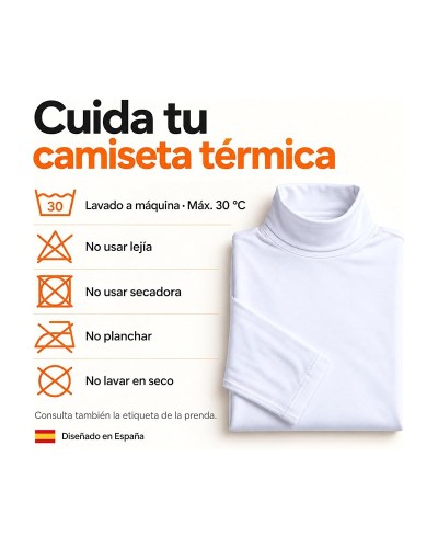 T-shirt Thermique Femme Col Montant -  Heatguard
