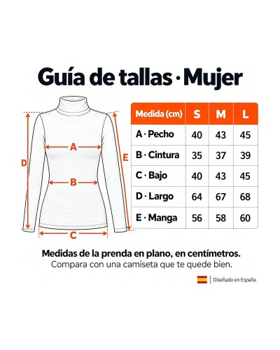 T-shirt Thermique Femme Col Montant -  Heatguard