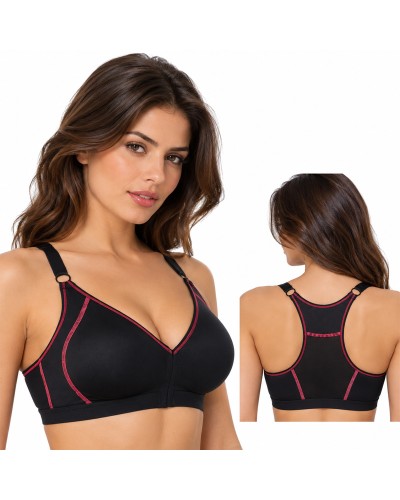 Soutien-gorge de sport NORA à fermeture avant, sans armatures - Selene