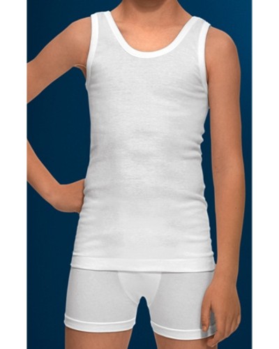 Débardeur Abanderado boy en coton stretch