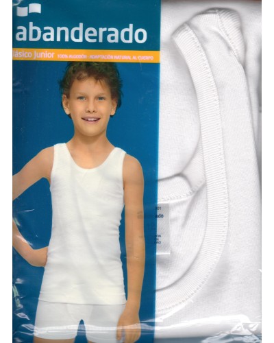 Débardeur Abanderado boy en coton stretch