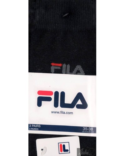 Chaussettes Fila mi-longues coton x3