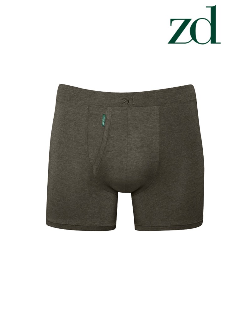 Boxer homme ZD  fil de soja à la coupe classique ouverts