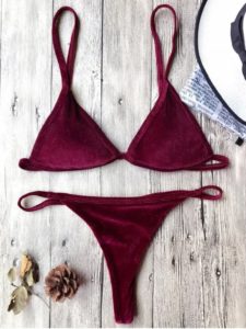 soutien-gorge velours