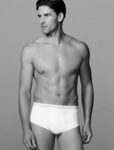 Détail de la ceinture élastique visible du Slip Braslip Ocean d'Abanderado.