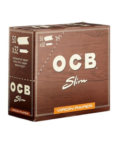 OCB Virgin Slim Feuilles à Rouler, 50 Boîtes x 32 Feuilles