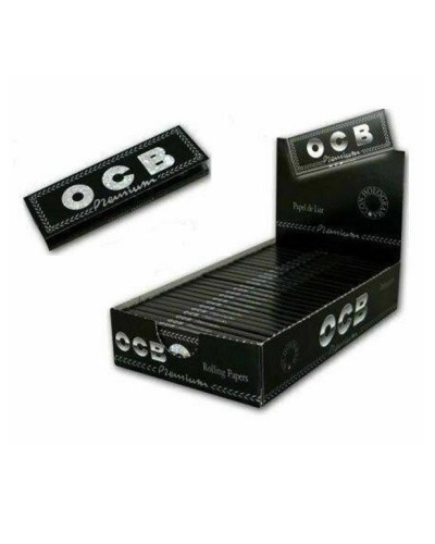 OCB Gomme 100 - Feuilles à Rouler, Couleur Noir 4 Carnets Courts 125 x (5 Boîtes)