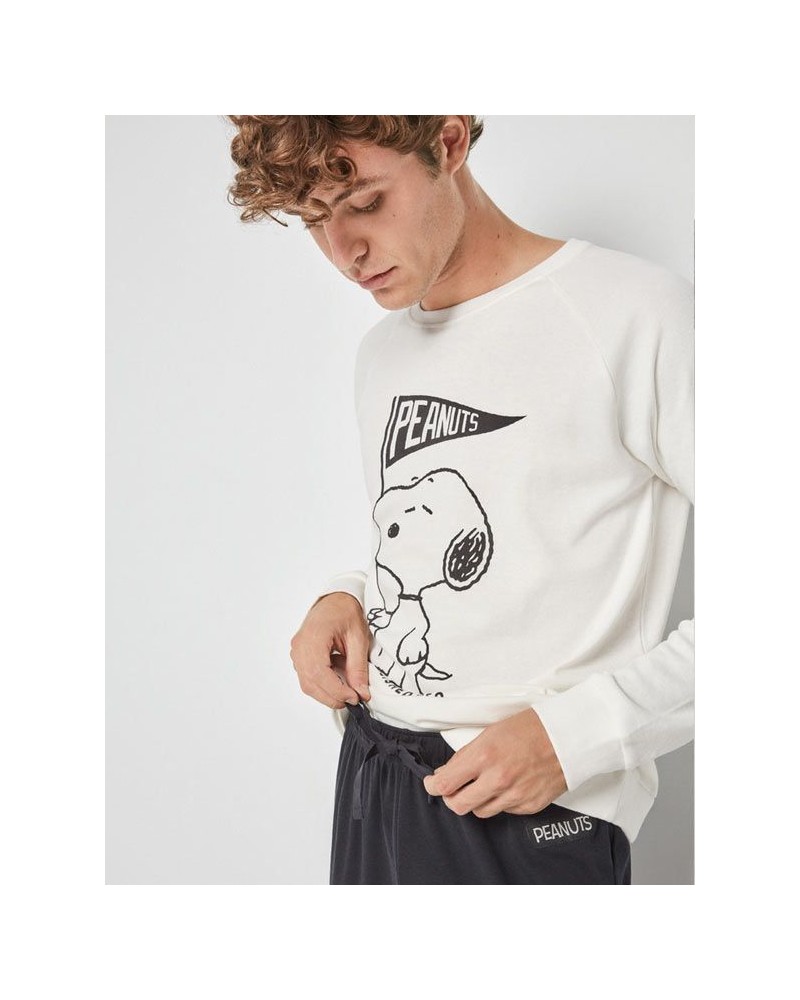 Pyjama Snoopy avec pantalon contrastant Gisela
